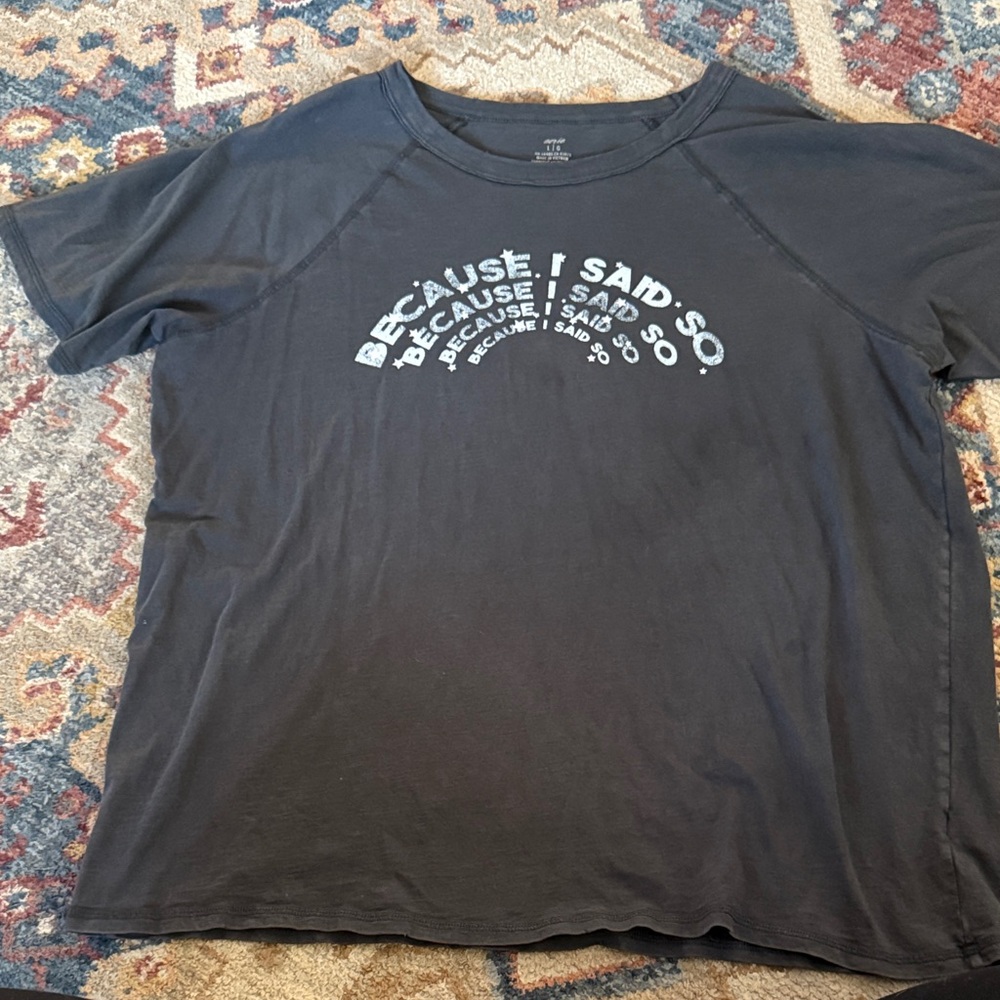 Aerie Black Short Sleeve Tee